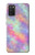 S3706 Arc-en-ciel pastel Galaxy Pink Sky Etui Coque Housse pour Samsung Galaxy A03S