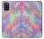 S3706 Arc-en-ciel pastel Galaxy Pink Sky Etui Coque Housse pour Samsung Galaxy A03S