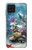 S0227 L'aquarium Etui Coque Housse pour Samsung Galaxy A22 4G
