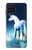 S1130 licorne Cheval Etui Coque Housse pour Samsung Galaxy A22 4G