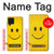S1146 Sourire Soleil Jaune Etui Coque Housse pour Samsung Galaxy A22 4G