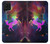 S2486 Arc en ciel espace de nébuleuse Licorne Etui Coque Housse pour Samsung Galaxy A22 4G