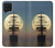 S2897 Pirate Ship Lune Nuit Etui Coque Housse pour Samsung Galaxy A22 4G
