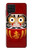 S3023 Japon Bonne chance Daruma Poupée Etui Coque Housse pour Samsung Galaxy A22 4G