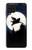 S3289 Cochon Volant Pleine Lune Nuit Etui Coque Housse pour Samsung Galaxy A22 4G