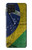 S3297 Brésil Drapeau graphique Football Millésime Etui Coque Housse pour Samsung Galaxy A22 4G
