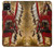 S0817 indien rouge Etui Coque Housse pour Samsung Galaxy A22 5G
