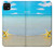 S0911 Détendez-vous à la plage Etui Coque Housse pour Samsung Galaxy A22 5G