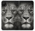 S1352 Lion Visage Etui Coque Housse pour Samsung Galaxy A22 5G