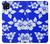 S2244 Motif Hawai Hibiscus Bleu Etui Coque Housse pour Samsung Galaxy A22 5G