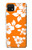 S2245 Hawai Hibiscus Motif orange Etui Coque Housse pour Samsung Galaxy A22 5G