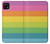 S2363 Arc en ciel Motif Etui Coque Housse pour Samsung Galaxy A22 5G