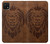 S2529 Leo Zodiaque Zodiaque marron Impression graphique Etui Coque Housse pour Samsung Galaxy A22 5G