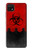 S2917 Biohazards Virus Alert Rouge Etui Coque Housse pour Samsung Galaxy A22 5G