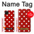 S2951 Rouge Pois Etui Coque Housse pour Samsung Galaxy A22 5G