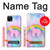 S3070 Arc en ciel pastel ciel Licorne Etui Coque Housse pour Samsung Galaxy A22 5G