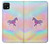 S3203 Arc en ciel Licorne Etui Coque Housse pour Samsung Galaxy A22 5G