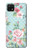 S3494 Rose à pois millésimé Etui Coque Housse pour Samsung Galaxy A22 5G