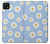 S3681 Motif de fleurs de marguerite Etui Coque Housse pour Samsung Galaxy A22 5G