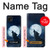 S3693 Pleine lune du loup blanc sinistre Etui Coque Housse pour Samsung Galaxy A22 5G