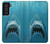 S0830 Requin blanc Etui Coque Housse pour Samsung Galaxy S21 FE 5G