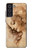 S1045 Leonardo da Vinci Femme Head Etui Coque Housse pour Samsung Galaxy S21 FE 5G