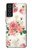 S1859 Motif Rose Etui Coque Housse pour Samsung Galaxy S21 FE 5G
