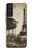 S2174 Tour Eiffel Paris Millésime Etui Coque Housse pour Samsung Galaxy S21 FE 5G