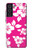 S2246 Motif rose Hawai Hibiscus Etui Coque Housse pour Samsung Galaxy S21 FE 5G