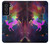 S2486 Arc en ciel espace de nébuleuse Licorne Etui Coque Housse pour Samsung Galaxy S21 FE 5G