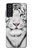 S2553 Tigre blanc Etui Coque Housse pour Samsung Galaxy S21 FE 5G