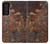 S2714 Rouille Texture acier imprimé graphique Etui Coque Housse pour Samsung Galaxy S21 FE 5G