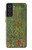 S2872 Gustav Klimt Champ de Coquelicots Etui Coque Housse pour Samsung Galaxy S21 FE 5G
