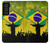 S2981 Brésil Football Football Etui Coque Housse pour Samsung Galaxy S21 FE 5G