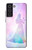 S2992 Princesse Pastel Silhouette Etui Coque Housse pour Samsung Galaxy S21 FE 5G