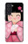 S3042 Japon fille Hina Sakura Kimono Poupée Etui Coque Housse pour Samsung Galaxy S21 FE 5G