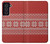 S3384 Motif d'hiver sans couture tricot Etui Coque Housse pour Samsung Galaxy S21 FE 5G