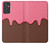 S3754 Cornet de crème glacée à la fraise Etui Coque Housse pour Samsung Galaxy Quantum 2