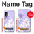 S2361 Fleurs blanches Violet Etui Coque Housse pour Samsung Galaxy Xcover 5