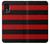 S2638 Noir et Rouge rayé Etui Coque Housse pour Samsung Galaxy Xcover 5