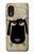 S2826 Mignon Noir Sheep Dormir Dessin Etui Coque Housse pour Samsung Galaxy Xcover 5
