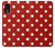 S2951 Rouge Pois Etui Coque Housse pour Samsung Galaxy Xcover 5