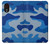 S2958 Armée Bleu Camo Camouflage Etui Coque Housse pour Samsung Galaxy Xcover 5