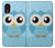 S3029 Bleu mignon Chouette Etui Coque Housse pour Samsung Galaxy Xcover 5