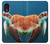 S3497 Vert tortue de mer Etui Coque Housse pour Samsung Galaxy Xcover 5