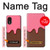 S3754 Cornet de crème glacée à la fraise Etui Coque Housse pour Samsung Galaxy Xcover 5