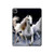 S0246 Cheval Blanc Etui Coque Housse pour iPad Pro 12.9 (2022, 2021, 2020, 2018), iPad Air 13 (2025, 2024)