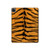 S0576 Tigre Peau Etui Coque Housse pour iPad Pro 12.9 (2022, 2021, 2020, 2018), iPad Air 13 (2025, 2024)