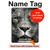 S1352 Lion Visage Etui Coque Housse pour iPad Pro 12.9 (2022, 2021, 2020, 2018), iPad Air 13 (2025, 2024)