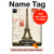 S2108 Tour Eiffel de Paris Carte postale Etui Coque Housse pour iPad Pro 12.9 (2022,2021,2020,2018, 3rd, 4th, 5th, 6th)